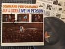 JAN & DEAN Command Performance LP SIGNED 1965 w/ INNER Autographed LIBERTY Album