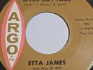 SOUL FUNK R&B 45 ETTA JAMES SEVEN DAY FOOL/TOO SOON TO KNOW ARGO 5402