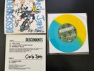 CIRCLE JERKS & DESCENDENTS 7’  BLUE & YELLOW SHOW ONLY SIGNED RARE HTF MINT