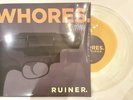 Whores - Ruiner Limited Edition 1/250 Lemon Blob in Ultraclear Vinyl LP New MINT