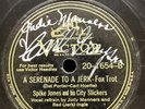 Jazz-78 RPM-Spike Jones-Victor 20-1654-A Serenade To A Jerk-Autographed-V+