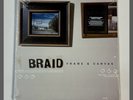 Braid - Frame & Canvas LP On Silver Color  Vinyl With Tour Poster Indie Emo Rock