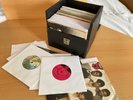 7 Inch singles vinyl record carry case with 70+ records Included