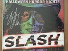 Slash Signed Universal Studios Halloween Horror Nights Vinyl LP Record GNR