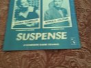 SUSPENSE Original Radio Broadcasts Gloria Swanson Ronald Colman 1973 Vinyl