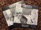 NIRVANA 2 Copies “Bleach” 2020 Red/Black & Blue/Black Vinyl Records *Mint/Sealed