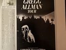 The Gregg Allman Tour with giant Poster Japan Press. DLP