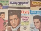 Elvis Presley 7” 10 Vinyl Records Box Set Golden Hits Color Sleeves RCA *TESTED