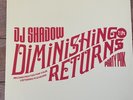 Dj Shadow Diminishing Returns Vinyl