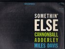 CANNONBALL ADDERLEY & MILES DAVIS - Somethin' Else - BLUE NOTE 50s jazz LP