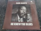 RARE BLUES-SLIM HARPO-HE KNEW THE BLUES-UK BLUE HORIZON STEREO LP NM