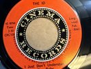THE ID   I JUST DON’T UNDERSTAND YOU BABY   CINEMA  Rare Orig. ‘66 GARAGE 45