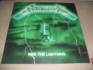 METALLICA -LTD EDITION RIDE THE LIGHTNING- AWESOME PRESS LP VINYL  BERNETT RARE