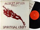 Albert Ayler Trio - Spiritual Unity LP - ESP-Disk' VG+