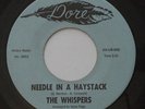 Northern Soul THE WHISPERS Needle In a Haystack / Waltz For VG+ DORE 45 HEAR