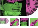Kylie & Blessed Madonna Vinyl 12” Pink & Black Splatter Edge Of Saturday Night