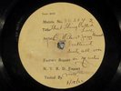 78 RPM Edith Wilson, uniss 1922 shellac test 