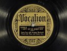 78 RPM -- Leroy Carr & Scrapper Blackwell, Vocalion 02950,  E- Blues