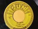 45 RPM Johnny Cash SUN 221 Hey Porter  / Cry Cry Cry VG