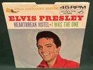 Elvis Presley Gold Standard 447-0605 Heartbreak Hotel 45 W/ Sleeve 1964 Nice