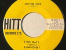 Garage / Surf - Sting Rays - Run On Home / Fastback - Hitt 45 - rare Canadian