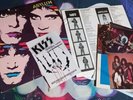 KISS ASYLUM LP 1985 WITH PROMO VIDEO INSERT And Extra Kiss Pinups Incl. L.Sleeve