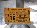1 x Concert Ticket Fort Worth Texas Elvis Presley Original Von 1974
