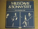 MILES DAVIS & SONNY STITT LIVE IN STOCKHOLM 1960 2LP 86 DRAGON SWEDEN IMPORT NM-