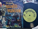 V/A - The Haunted Mansion - Disneyland 7” LP VINYL VG CHILDRENS w/BOOK