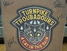 TURNPIKE TROUBADOURS BAND SIGNED AUTOGRAPHED A CAT IN THE RAIN LP VINYL RECORD