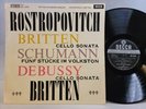 Mstislav Rostropovitch And Benjamin Britten - OG 1962 UK Stereo DECCA - VG+