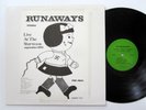 the RUNAWAYS Live at the Starwood 1976 LP Joan JETT Lita FORD Near-MINT vinyl