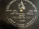 Early 1 Sided Columbia 78 RPM Frantiska Sira - Queen Of Spades 41180 E- Bohemian