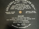 Early One Sided Columbia 78 RPM Stanley & Harlan - Dixie 1777 V+