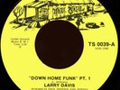 LARRY DAVIS Down Home Funk 45 True Soul Rare 1974 Arkansas Funk Blues M-