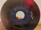 THE FIVE KEYS ghost of a chance 45 DOO WOP dark red vinyl REPRO aladdin RARE R&B