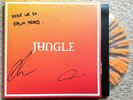 JUNGLE – VOLCANO HAND SIGNED VINYL LP  ORANGE SPLATTER AUTOGRAPHED WİTH LYRICS