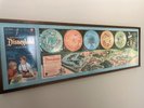 Mattel Disneyland Musical Map 1955 Rare Uncut and Unused