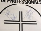 The Professionals FULLY-SIGNED One Two Three POSTER SLEEVE UK 1st press 7
