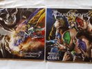 2x GRAILKNIGHTS VINYL LP Muscle bound for glory / Knightfall  METAL Mittelalter