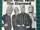 THE DAMNED  NEAT NEAT NEAT UK STIFF 1977  45  RARE PUNK delga ps  near mint ps