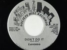 Modern Soul Boogie 45 - Lorenzo - Don't Do It - Society Hill