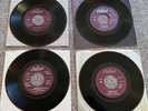 The Beatles - George Harrison & Ringo Starr single records Set of 4