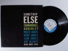 CANNONBALL ADDERLEY Somethin' Else BLUE NOTE LP mono NY RVG ear m