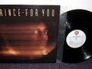 PRINCE For You LP 1980s Pressing White/Shield Labels Warner Brothers BSK-3150 NM