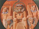 IRON MAIDEN POWERSLAVE LP VINYL 8 track picture disc LP (POWERP1) UK EMI 1984