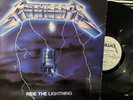 Metallica – Ride The Lightning LP 1984 Megaforce – MRI 769 VG/EX [SILVER LABEL]