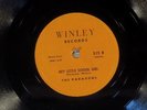 78 RPM -- The Paragons, Winley 215 