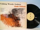 RAMBLIN' JACK ELLIOT Talking Woody Guthrie '63 Topic UK MONO AUTOGRAPHED NICE