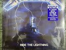 Metallica LP Ride The Lightning BLUE SPLATTER Anniversary Vinyl Record   IN HAND